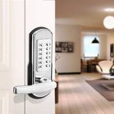Elemake Keypad Door Lock Keyless Entry Mechanical Lock Left Handed